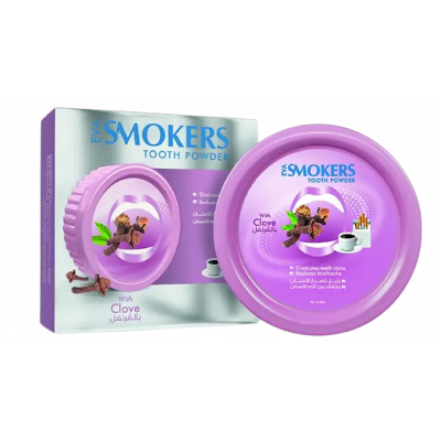 EVA SMOKERS CLEANSING TOOTH POWDER WITH CLOVE 40 GM